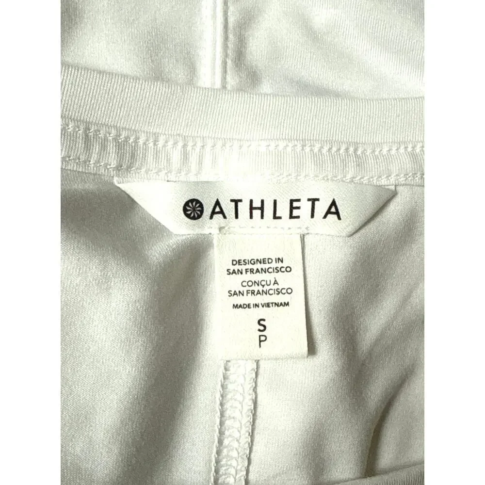 Athleta White Long Sleeve Top Womens Size Small - Picture 4 of 4
